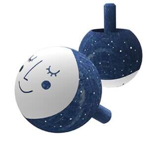 Londji Titirez fa pörgetty hold és csillagok mintával - Londji