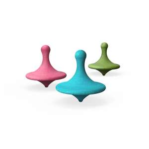 Londji Titirez forgócsúcs, fa játék, rózsaszín, kék, zöld - Londji