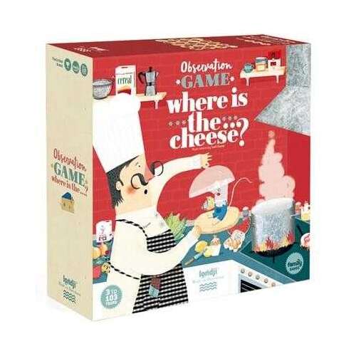 Londji Observation Game Where is the Cheese? board game box
