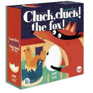 Londji Cluck, cluck! the fox! kooperatívna hra, krabica, vek 3-103 rokov, 2-8 hráčov, ilustrovaná líškou, sliepkami a vajcami - Londji