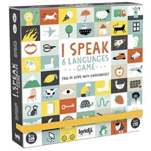 Londji I Speak 6 Languages Game box, learn 6 languages with this fun game for kids - Londji