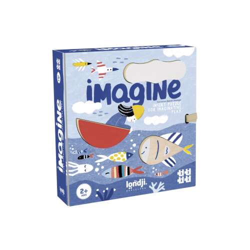 Londji Imagine Insert Puzzle for Imaginative Play, a wooden puzzle game for kids ages 2 and up
