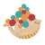 Londji Meow Balance Game, wooden cat toy with colorful balls for balance and coordination skills