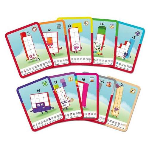 Learning Resources Numberblocks MathLink Cubes Карти за дейности 11-20