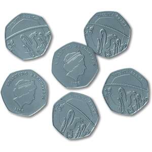 Set of 50 Hungarian fillér coins, play money for kids, learning resource - Shop Playset, Shopping