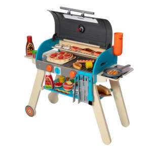 Set de joaca din lemn cu accesorii Grill si Pizza 102444096 - Bucatarie pentru copii
