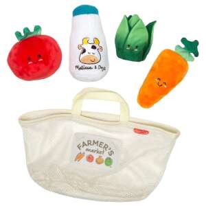 Melissa & Doug Farmer's Market Play Food Set with Mesh Bag, 5 Pieces, for Babies 6 Months and Up - Melissa & Doug