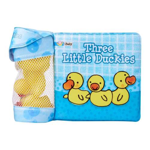 Három kis kacsás fürdőkönyv három gumikacsa játékkal az iBaby-től