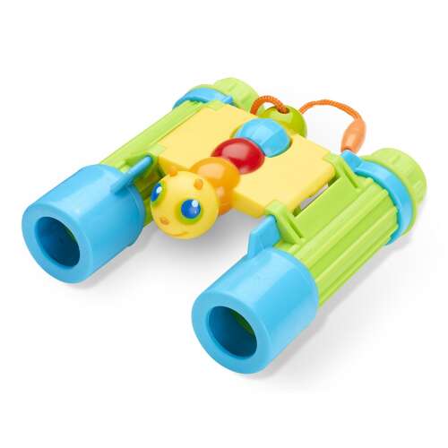 Melissa & Doug Giddy Buggy Binoclu, binoclu de jucărie pentru copii, putere de mărire 4x, de la 3 ani