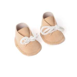 Miniland doll shoes, beige suede shoes for 38 cm dolls - Miniland