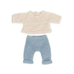 Knitted sweater and pants outfit for 21 cm baby doll - Miniland