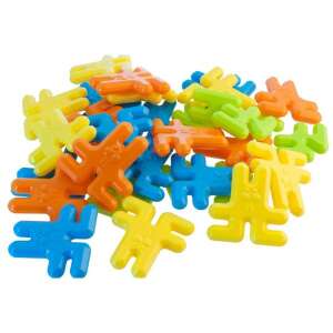 Blocuri de construcție Miniland Buni Family, jucărie de construcție din plastic colorat pentru copii mici - Jocuri interactive pentru copii