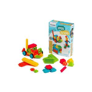 Miniland Pegy Bricks building blocks set, 36 pieces, colorful, for kids ages 3-6,  creative play, construction toys, STEM toys - Miniland