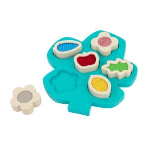 Miniland Nestable Sensory Tree, a blue and white sensory toy with different shapes and textures for babies and toddlers - Interactive Kids' Toy