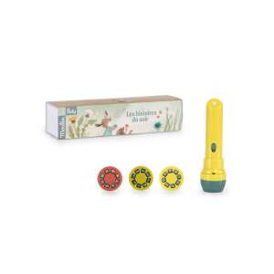 Latarka projektorowa Moulin Roty z 3 dyskami, historie na dobranoc dla dzieci - Lampa dla dzieci