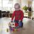 Child playing with New Classic Toys Shape Sorter Truck, wooden truck toy