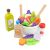 New Classic Toys wooden salad set with bowl, utensils, and play food ingredients