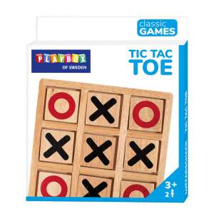 Playbox of Sweden Tic Tac Toe Wooden Game - Playbox