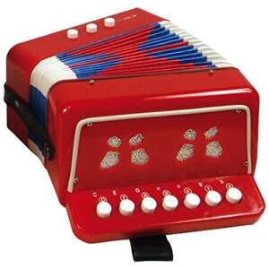Red and blue children's toy accordion, musical instrument for kids - Toy Instrument