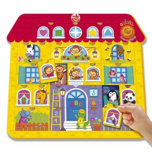 Reg Toys Hangos Kirakós Ház, interaktív hangos puzzle a korai tanuláshoz - Puzzle & Kirakó