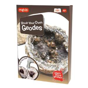 Magheidz Break Your Own Geodes kit, learn about geology, science kit for kids, geode kit, crystal kit, rock kit - Science & Discovery Toy