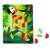 Artiles Nature Trapez Challenge joc de puzzle din lemn, cu un papagal, cu piese de puzzle