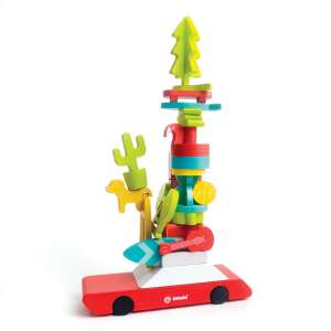 Svoora Urlaubs-Balance-Auto Holzspielzeug, Stapelspiel, Gleichgewichtsspiel, Autospiel, Reisespiel, 6+ Jahre - Nonbrand Entwicklungsspiele für Kinder im Kindergartenalter