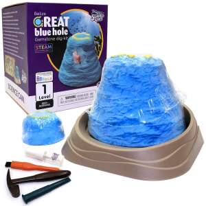 Set de săpat pentru pietre prețioase Great Blue Hole, Science Can, STEM, Jucărie educativă, Săpați pentru pietre prețioase, Belize, Geologie, Copii - Jocuri stiintifice si exploratori
