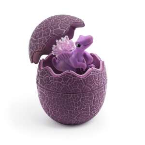 TopBright Crystal Dinosaur Breeding STEM Kit - Spinosaurus, purple dinosaur egg with a crystal growing kit inside - Science & Discovery Toy