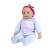 Baby Coralie Puppe, interaktive Puppe mit 30 Funktionen, 46 cm groß, blaues und rosa Outfit