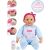 Baby Coralie Interaktive Puppe mit 30 Funktionen, 46 cm, inklusive Flasche und Schnuller