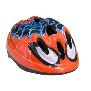 Kask rowerowy dziecięcy Toimsa Spider-Man, pomarańczowy - Kask dziecięcy