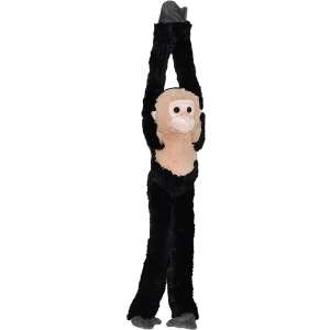 Wild Republic hanging monkey plush toy, black and beige, 50 cm - Nonbrand Plush Toy