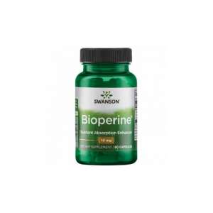 Swanson Bioperine 10mg Nutrient Absorption Enhancer Dietary Supplement 60 Capsules - Dietary supplement