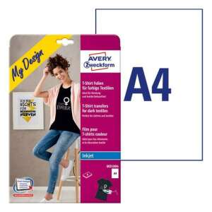 Avery Zweckform MD1004 Bügelfolie für dunkle Textilien, A4 Format, 8 Blatt pro Packung - Babys & Toddler