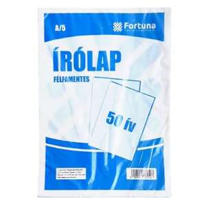 Fortuna A/5 félfamentes írólap, 50 ív - Fortuna