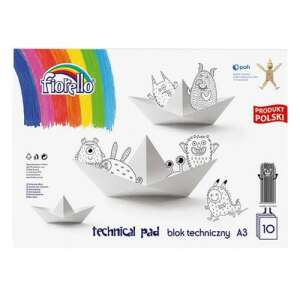 Fiorello Technical Pad A3 Zeichenpapier, 10 Blatt, Block - Zeichengeräte
