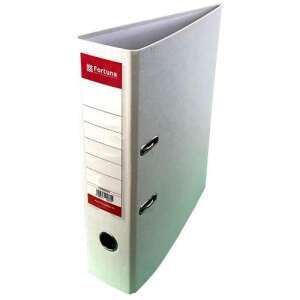 Fortuna A4 75mm fehér gyűrűs mappá, 2 fém gyűrű, papír borítás, gerinc címketartó, kihúzógyűrű - Fortuna