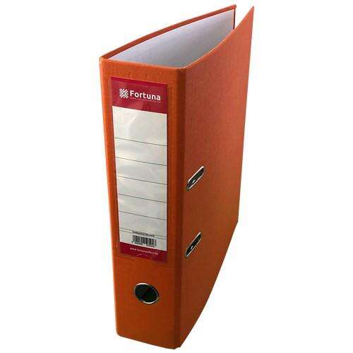 Narancssárga Fortuna A/4 75mm gyűrűs mapp