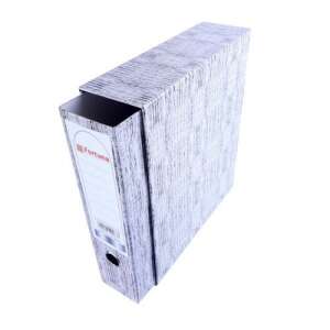 Fortuna A4 szürke textil iratrendező tokos - Fortuna