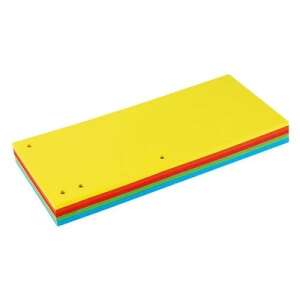 Benzi de separare din carton GRAND 105x240mm, pachet de 100, 4 culori - Consumabile pentru capsator