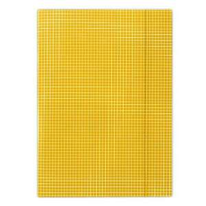 Orangener Gummifordner mit Raster, DONAU A/4, für Dokumente - Aktenordner