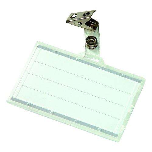 Identyfikator Donau 87x54mm z klipsem