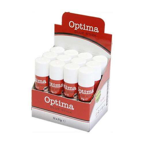 12 db-os Optima ragasztóstift csomag, 21g/db - Ragasztó stift