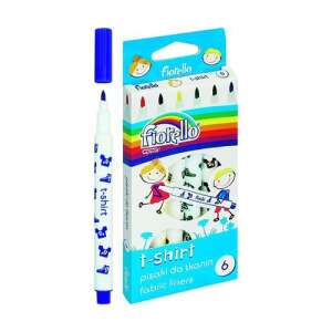 Fiorello T-Shirt Stoffmarker, 6er Pack, blauer Marker - Marker