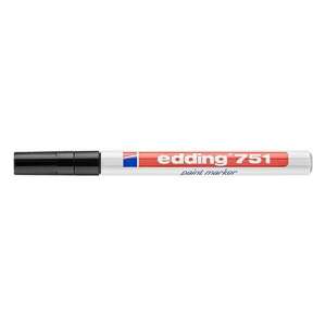 EDDING 751 fekete lakkmarker, 1-2 mm vonalvastagság - Lakkmarker