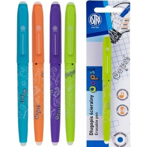 ASTRA Oops Radírozható Golyóstoll - Több Színben