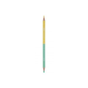 ASTRA Duo Dwustronny Ołówek Kolorowy, Żółty i Zielony - Astra