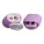 NEBULO 2-hole Pastel Colored Pencil Sharpener with Container 102451458