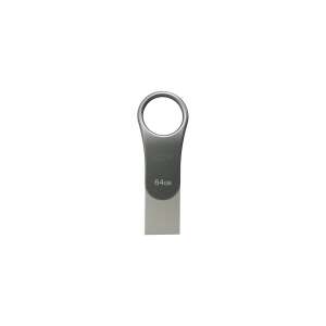 Silicon Power Mobile C80 64GB USB 3.0 Type-C ezüst pendrive - Pendrive